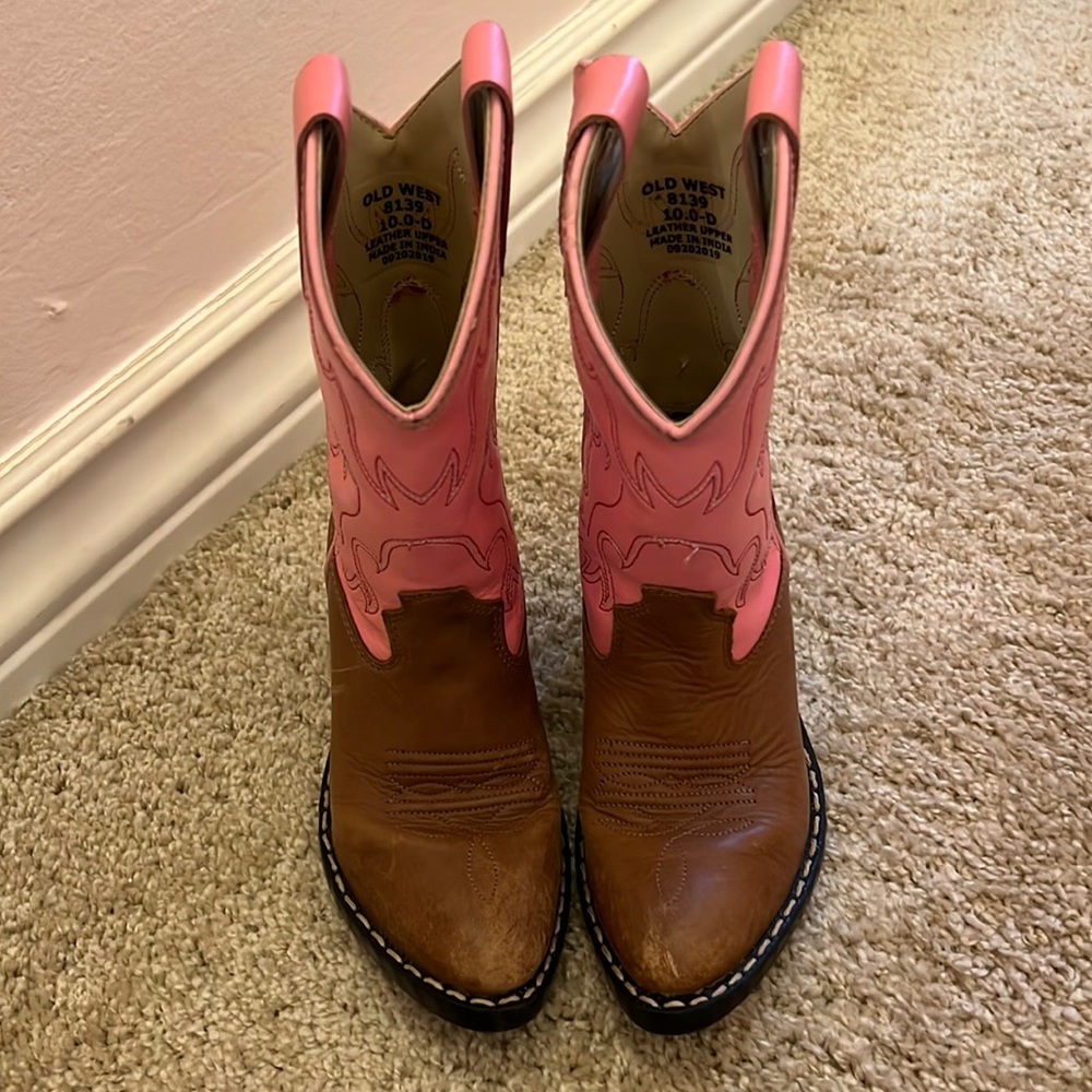Old west cowboy boots